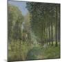 Rest Along the Stream, Edge of the Wood, Ca 1878-Alfred Sisley-Mounted Giclee Print