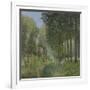 Rest Along the Stream, Edge of the Wood, Ca 1878-Alfred Sisley-Framed Giclee Print