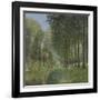 Rest Along the Stream, Edge of the Wood, Ca 1878-Alfred Sisley-Framed Giclee Print