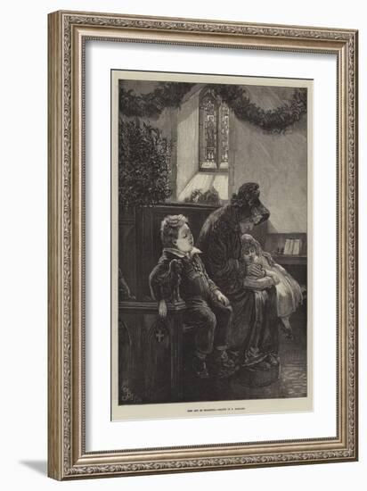 Rest and Be Thankful-Frederick Barnard-Framed Giclee Print