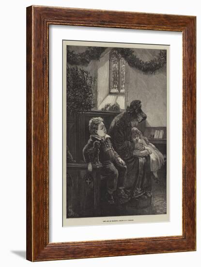 Rest and Be Thankful-Frederick Barnard-Framed Giclee Print