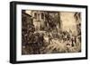 Rest at the Church in St Souplet-Felix Schwormstadt-Framed Giclee Print