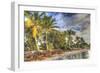 Rest Beach Foliage-Robert Goldwitz-Framed Giclee Print