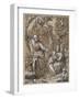 Rest on Flight into Egypt, by Federico Zuccari (Ca 1540-1609), Italy, 16th Century-null-Framed Giclee Print