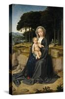 Rest on the Flight from Egypt, Ca. 1515-Gerard David-Stretched Canvas