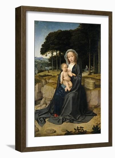 Rest on the Flight from Egypt, Ca. 1515-Gerard David-Framed Giclee Print