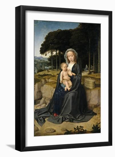 Rest on the Flight from Egypt, Ca. 1515-Gerard David-Framed Giclee Print