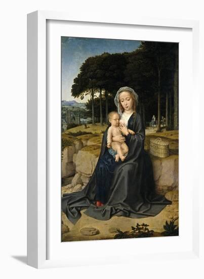 Rest on the Flight from Egypt, Ca. 1515-Gerard David-Framed Giclee Print