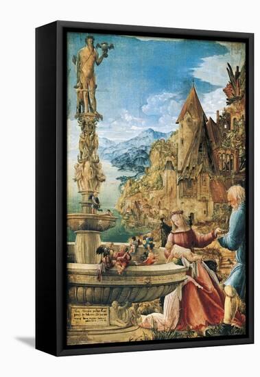 Rest on the Flight into Egypt, 1510-Albrecht Altdorfer-Framed Stretched Canvas