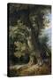Rest on the Flight into Egypt, 1600-99-Jan the Younger Brueghel-Stretched Canvas