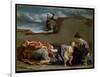 Rest on the Flight into Egypt, 1615-1621 (Oil on Canvas)-Orazio Gentileschi-Framed Giclee Print