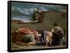 Rest on the Flight into Egypt, 1615-1621 (Oil on Canvas)-Orazio Gentileschi-Framed Stretched Canvas