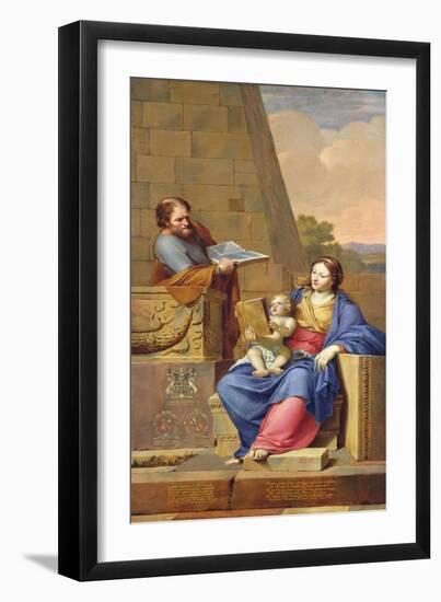 Rest on the Flight into Egypt, 1658-Pierre Letellier-Framed Giclee Print