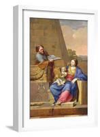 Rest on the Flight into Egypt, 1658-Pierre Letellier-Framed Giclee Print