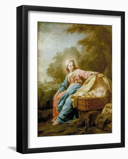 Rest on the Flight into Egypt, 1756-Jean Bernard Restout-Framed Giclee Print