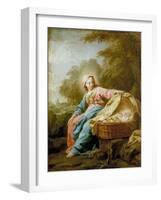 Rest on the Flight into Egypt, 1756-Jean Bernard Restout-Framed Giclee Print