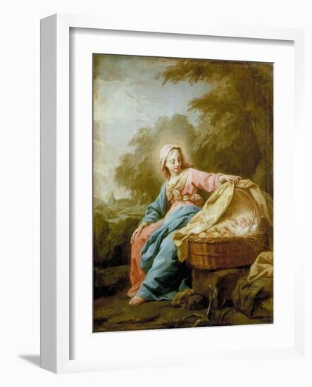 Rest on the Flight into Egypt, 1756-Jean Bernard Restout-Framed Giclee Print