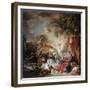 Rest on the Flight into Egypt, 1757-François Boucher-Framed Giclee Print