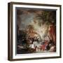 Rest on the Flight into Egypt, 1757-François Boucher-Framed Giclee Print