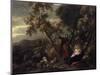 Rest on the Flight into Egypt, 17th Century-Nicolaes Berchem-Mounted Giclee Print
