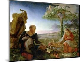 Rest on the Flight Into Egypt, 1805-6-Philipp Otto Runge-Mounted Giclee Print