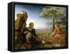 Rest on the Flight Into Egypt, 1805-6-Philipp Otto Runge-Framed Stretched Canvas