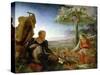 Rest on the Flight Into Egypt, 1805-6-Philipp Otto Runge-Stretched Canvas