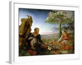 Rest on the Flight Into Egypt, 1805-6-Philipp Otto Runge-Framed Giclee Print