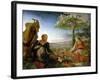 Rest on the Flight Into Egypt, 1805-6-Philipp Otto Runge-Framed Giclee Print