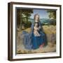 Rest on the Flight into Egypt, c.1510 (oil on panel)-Gerard David-Framed Giclee Print