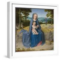 Rest on the Flight into Egypt, c.1510 (oil on panel)-Gerard David-Framed Giclee Print