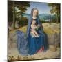 Rest on the Flight into Egypt, c.1510 (oil on panel)-Gerard David-Mounted Giclee Print