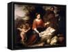 Rest on the Flight into Egypt, C1665-Bartolomé Esteban Murillo-Framed Stretched Canvas