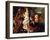 Rest on the Flight into Egypt, Ca. 1597-Caravaggio-Framed Premium Giclee Print
