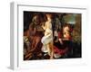 Rest on the Flight into Egypt, Ca. 1597-Caravaggio-Framed Premium Giclee Print