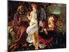 Rest on the Flight into Egypt, Ca. 1597-Caravaggio-Mounted Premium Giclee Print