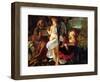 Rest on the Flight into Egypt, Ca. 1597-Caravaggio-Framed Giclee Print