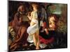 Rest on the Flight into Egypt, Ca. 1597-Caravaggio-Mounted Giclee Print