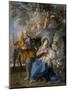 Rest on the Flight into Egypt (Oil on Copper)-Giovanni Odazzi-Mounted Giclee Print