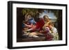 Rest on the Flight into Egypt with Saint Justina, 1529-Lorenzo Lotto-Framed Giclee Print