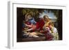 Rest on the Flight into Egypt with Saint Justina, 1529-Lorenzo Lotto-Framed Giclee Print