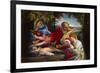 Rest on the Flight into Egypt with Saint Justina, 1529-Lorenzo Lotto-Framed Giclee Print