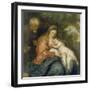 Rest on the Flight into Egypt-Sir Anthony Van Dyck-Framed Giclee Print