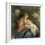 Rest on the Flight into Egypt-Sir Anthony Van Dyck-Framed Giclee Print