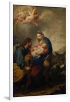 Rest on the Flight into Egypt-Bartolome Esteban Murillo-Framed Giclee Print