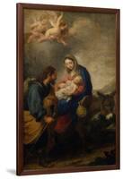 Rest on the Flight into Egypt-Bartolome Esteban Murillo-Framed Giclee Print