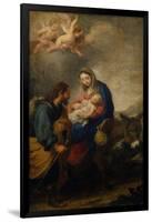 Rest on the Flight into Egypt-Bartolome Esteban Murillo-Framed Giclee Print