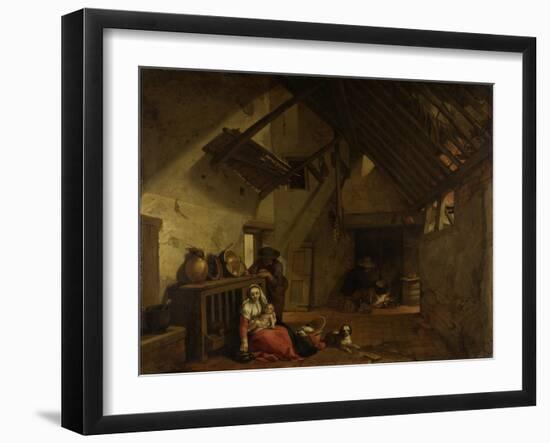 Rest on the Flight into Egypt-Abraham Bloemaert-Framed Art Print