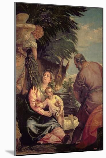 Rest on the Flight into Egypt-Paolo Veronese-Mounted Giclee Print