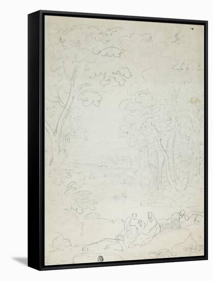 Rest on the Flight into Egypt-Richard Wilson-Framed Stretched Canvas